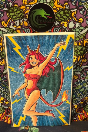 CHARIZARD CHERYL Archie Laugh #166 DAN PARENT EXCLUSIVE Cosplay Variant LEATHER /3